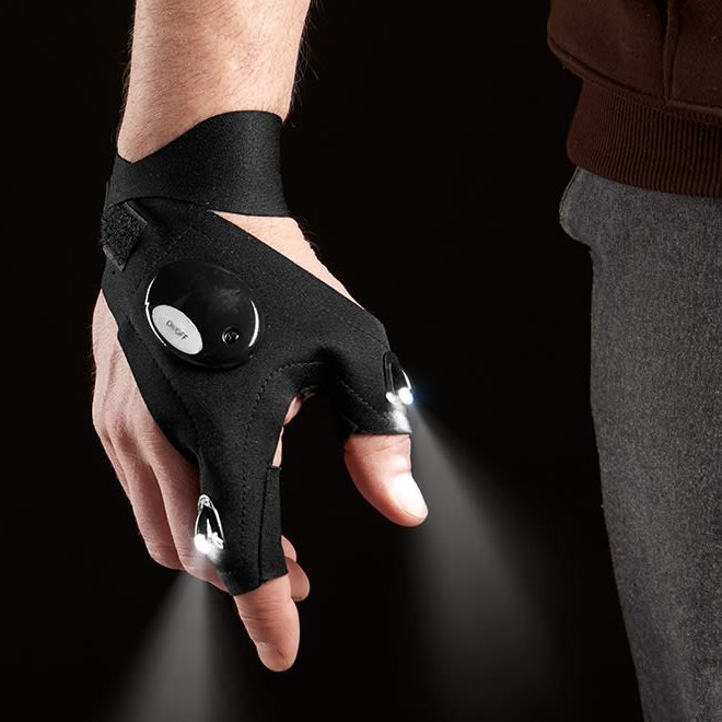 flash light gloves